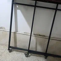 میز تاشو چرخ دار ورق سنگین و پروفیل سنگین