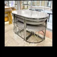 غذاخوری های کم جا و فورتیک اصل ضمانتی در هر سایز|میز و صندلی غذاخوری|خوی, |دیوار