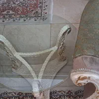 مبل استیل ۷نفرومیز نهار خوری ۸نفرویک ساعت ایستاده|مبلمان خانگی و میز عسلی|رشت, دیلمان|دیوار