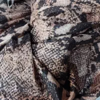 پارچه دو طرف کش طرح پوست ماری