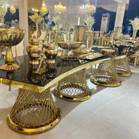 میزنیم هلال پایه حصیری pvdتالاروخانه عقد