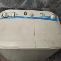 لباسشویی دوقلو هایر سالم همراه با آبکشی و خشک کن