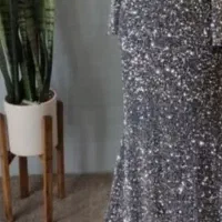 پیرهن پولکی نقره ایی