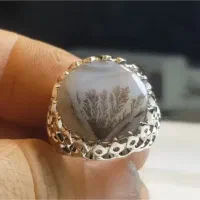 انگشتر شجر دستساز رکاب پولکی