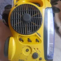 کاست.رادیو برق باطری ژاپنی.. رادیو پنکه چراغ شارژی|کلکسیون اشیاء عتیقه|کوهسار (البرز), |دیوار