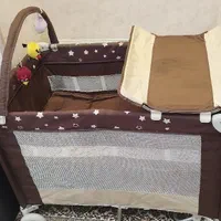 تخت پارک و تشک غلت گیر نوزاد|تخت و صندلی بچه|اصفهان, فرهنگیان|دیوار