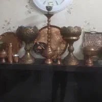 ظروف ۲۰ پارچه مس قدیمی