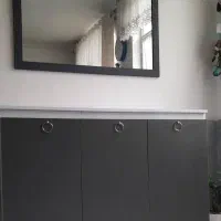 جاکفشی کلاسیک طرح کنسول درب ام دی اف بدون دستگیره|جاکفشی، کمد، دراور|تهران, شهرک ولیعصر جنوبی|دیوار