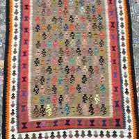 گلیم دستباف|گلیم، جاجیم، گبه|کرمانشاه, |دیوار