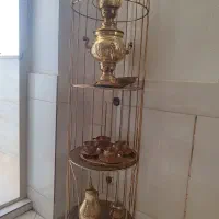 سرویس سماور و چایی خوری زغالی