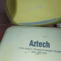 2عدد مودم درحدنو باتمام ملزومات وکارتون