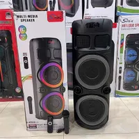 اسپیکر چمدانی 16 اینچ ایستاده چرخ‌دار