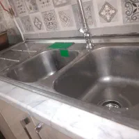 یک عدد سینک جنس خوب البرز|آب‌چکان و نظم‌دهنده ظروف|فاضل آباد, |دیوار