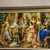 تابلو فرش ابریشم