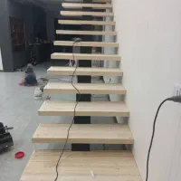 پله،اجرا تخصصی چوب کف پله و نرده چوبی|خدمات پیشه و مهارت|آمل, |دیوار