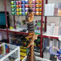 قلیان تنه چوبی کار دست
