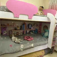 تخت دو طبقه(سه طبقه)چوب محکم و با دوام