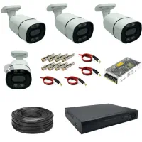 پک کامل ۴ دوربین ۵ مگاپیکسل|دوربین مداربسته|شوشتر, |دیوار