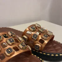 صندل زنانه رنگ مسی