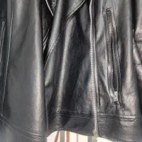 کت مشکی چرم زنانه سایز 40 تا 42|لباس|ایلام, |دیوار