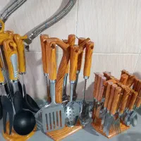 ست کفگیر ملاقه و قاشق چنگال