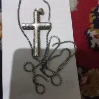 گردنبند صلیب نقره|جواهرات|جهرم, |دیوار