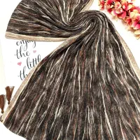 انواع شال فصلی گرم پلیسه منگوله دار (روسری چارقد)|لباس|قم, شاه ابراهیم|دیوار