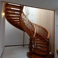 پله چوبی .الاچیق .ترموود