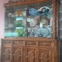 بوفه تمام چوب|بوفه، ویترین، کنسول|قائمشهر, |دیوار