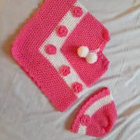 شنل دستبافت بچه گانه|کفش و لباس بچه|فیروزآباد (فارس), |دیوار