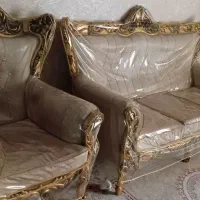 مبل کرم روشن طلایی|مبلمان خانگی و میز عسلی|اسلامشهر, شهرک محمدیه|دیوار