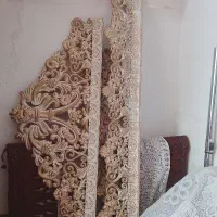 کتیبه پرده سفیدطلایی
