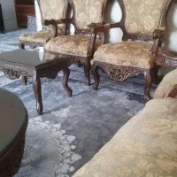 مبل چوب چوب کار دست