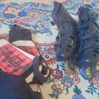 اسکیت حرفه ای با آرنج بند