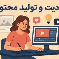 تولید محتوا و ادیتای اینستاگرامی