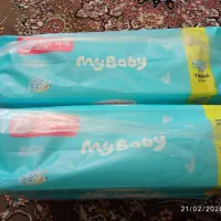 2عدد پوشک سایز 2 مای بیبی 44 تایی