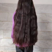 فروش مو طبیعی و سالم بدون رنگ ۶۰ سانت|آرایشگاه و سالن‌های زیبایی|یزد, |دیوار