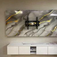 ساخت میز تلویزیون دیواری