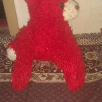 عروسک خرسی قشنگ رنگ قرمز