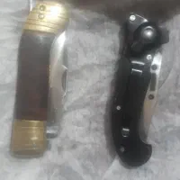 ۲عدد چاقو زامن دار و دنده ای انگشتر دستساز