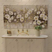 تابلو نقاشی طرح گل