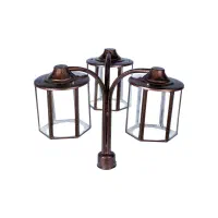چراغ حیاطی، پارکی، تمام فلزی سه شاخه مدل P-3JB|لامپ و چراغ|تهران, گلستان (شهرک راه آهن)|دیوار