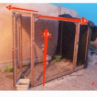 فروش قفس بزرگ چوبی محکم و خوش ساخت|لوازم جانبی حیوانات|نیشابور, بزرگمهر|دیوار