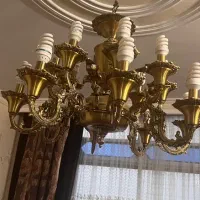 لوستر برنجی در حد نو