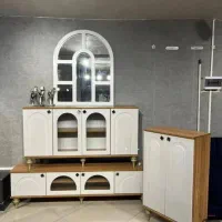 ست کامل کنسول جاکفشی|بوفه، ویترین، کنسول|رباط‌کریم, رباط‌کریم|دیوار