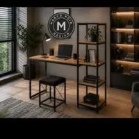 میز تحریر پایه فلزی مدرن