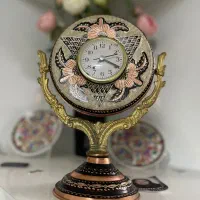 ساعت مسی قلمکاری