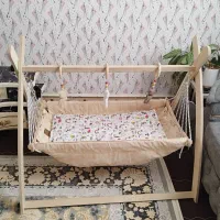 گهواره چوبی سرخپوستی|تخت و سرویس خواب|سرپل ذهاب, |دیوار