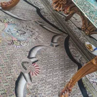 میزومبلمان ۹نفره سلطنتی بامیزعسلی|مبلمان خانگی و میز عسلی|ورامین, خیر آباد|دیوار