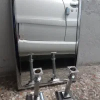 اینه شمدون فلزی رنگ کروم نو نو بدون کوچکترین خط